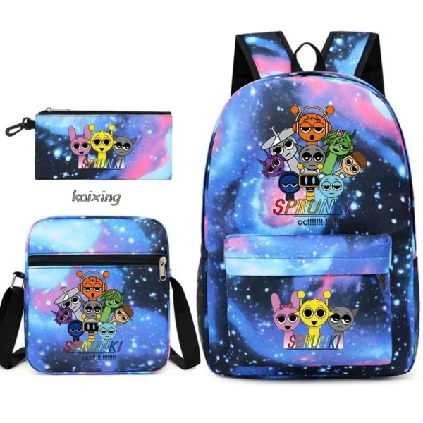 Kit Escolar Sprunki Anime - Imagem 11