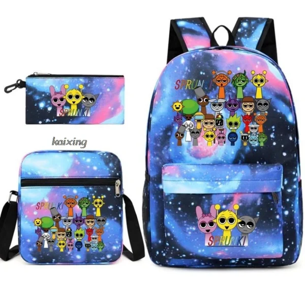 Kit Escolar Sprunki Anime - Imagem 3