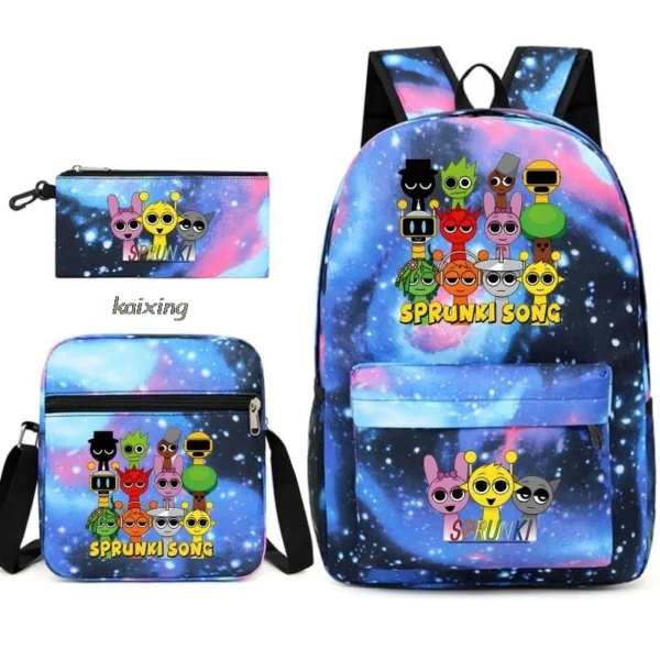 Kit Escolar Sprunki Anime - Imagem 8