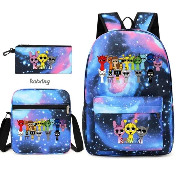 Kit Escolar Sprunki Anime - Imagem 7