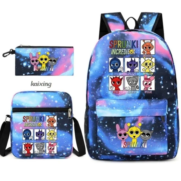 Kit Escolar Sprunki Anime - Imagem 13