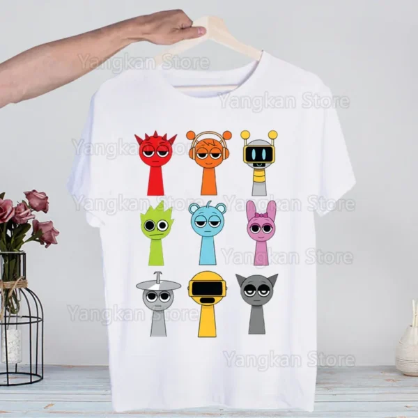 Camiseta Sprunki Fun Characters - Image 2