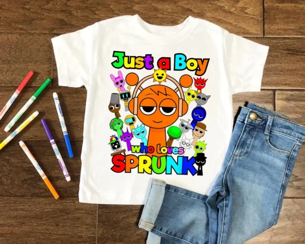 Camiseta Sprunki Just a Boy - Image 4